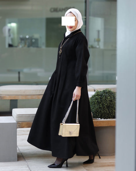 Classic Chamois A-Line Nafnouf – Black