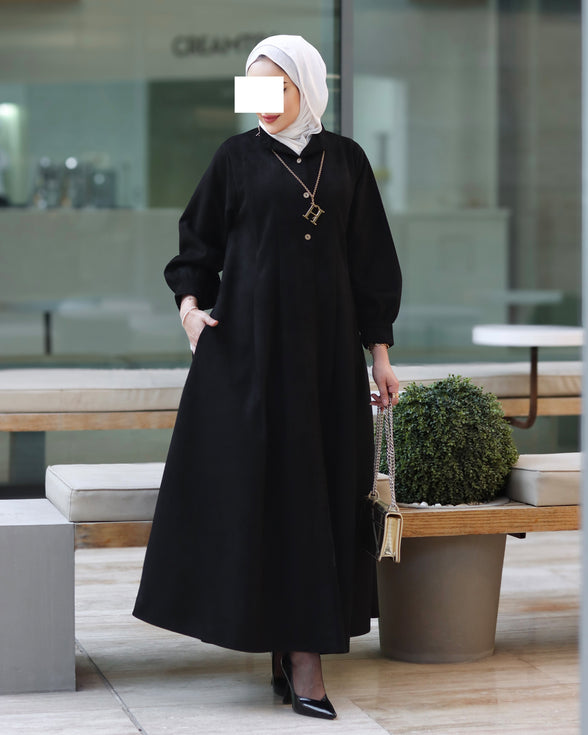 Classic Chamois A-Line Nafnouf – Black