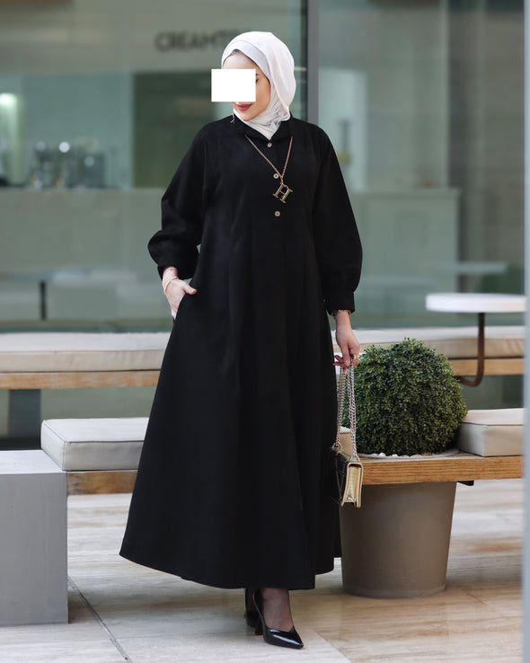 Classic Chamois A-Line Nafnouf – Black