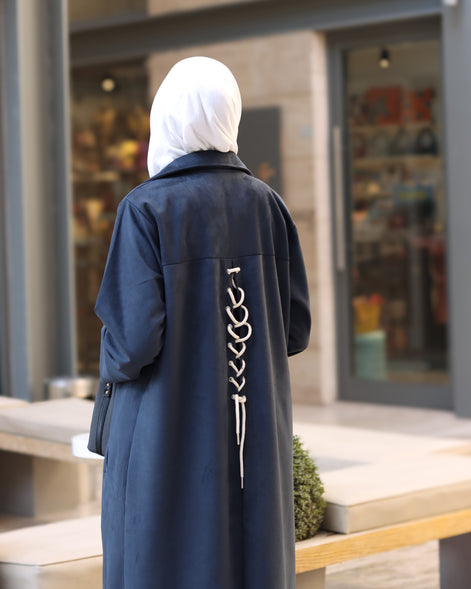 Classic Chamois Coat Set – Navy