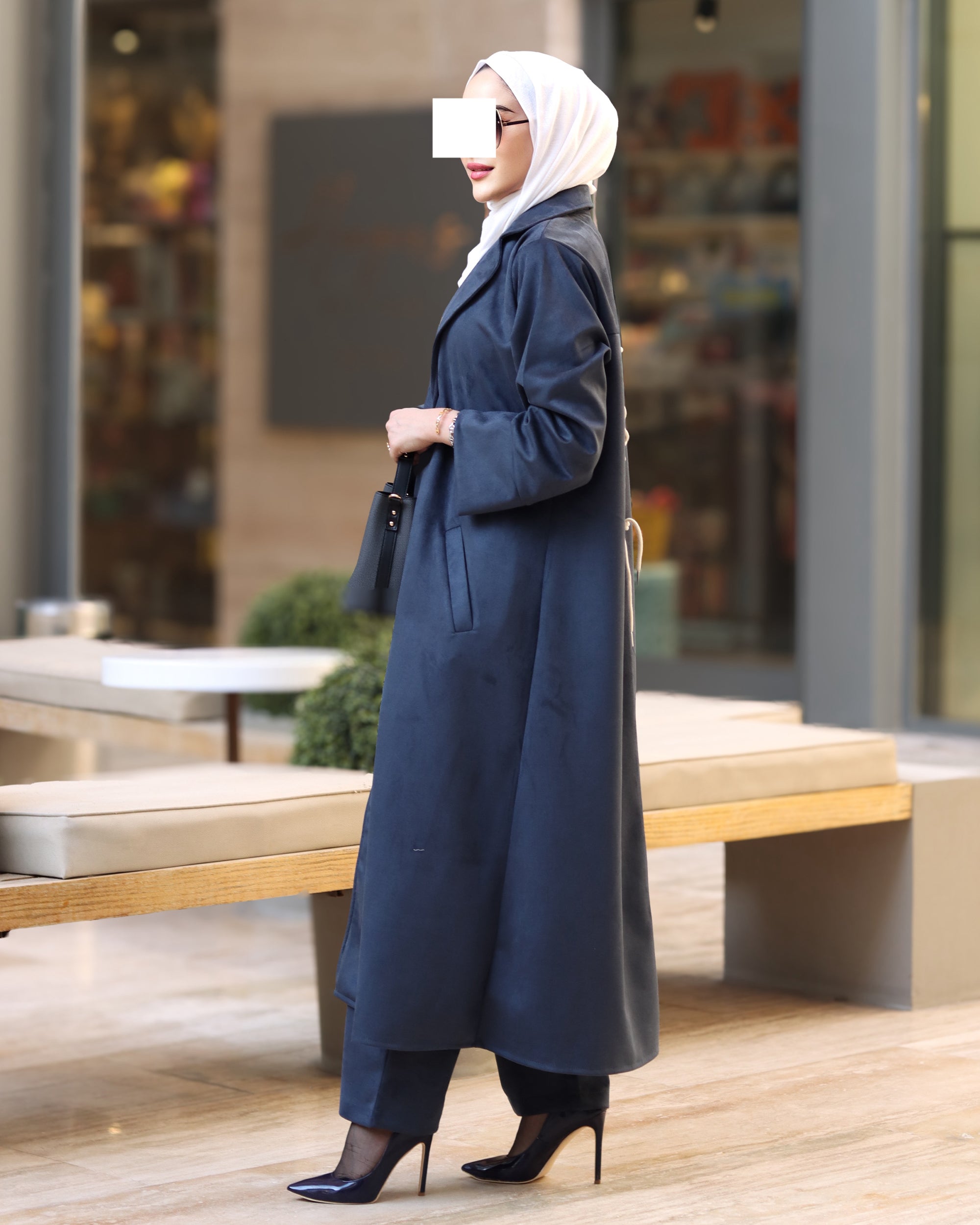 Classic Chamois Coat Set – Navy