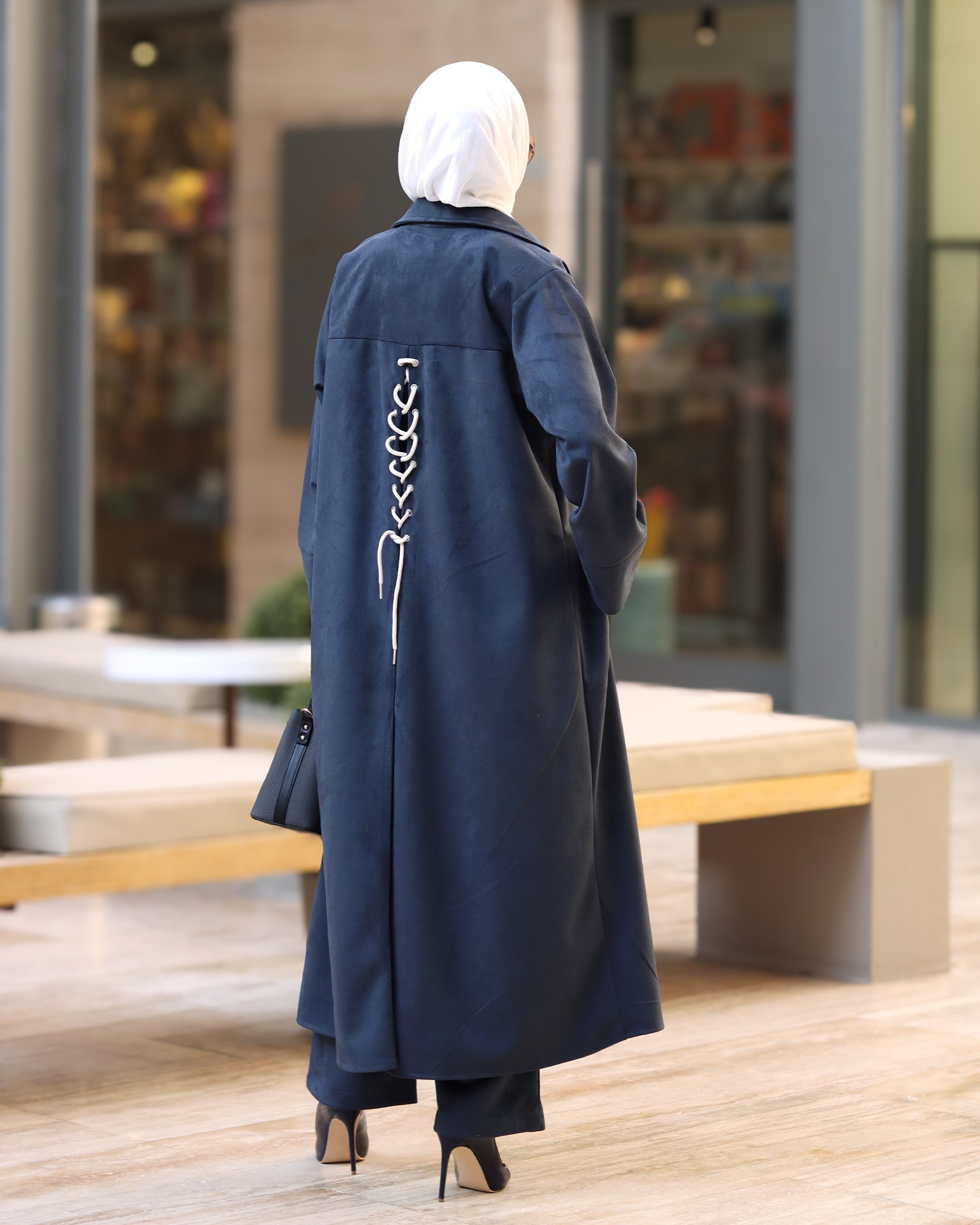 Classic Chamois Coat Set – Navy