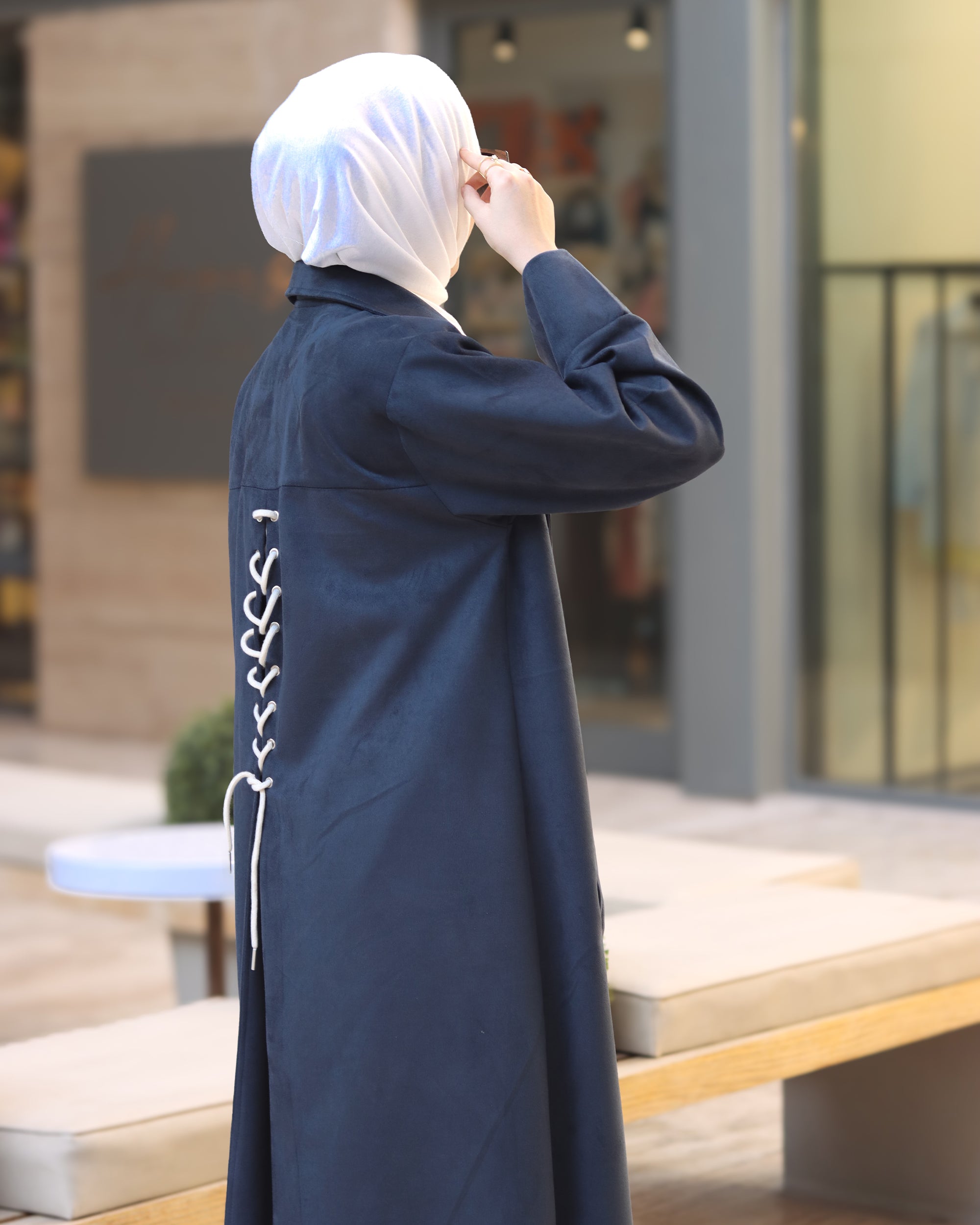 Classic Chamois Coat Set – Navy