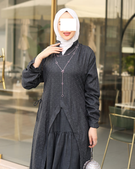 ميدنايت لينن دارا – أسود بنقاط خفيفة