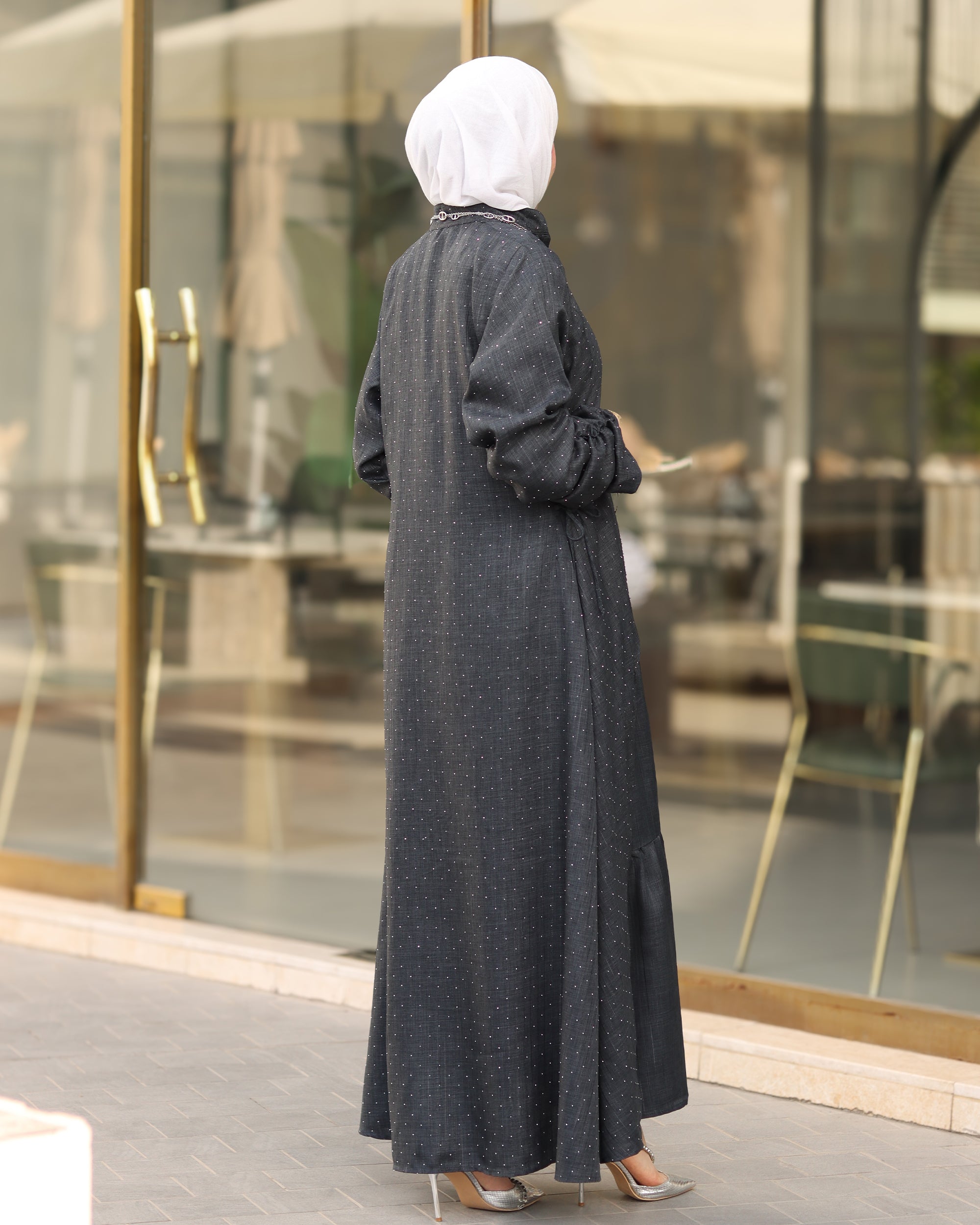 ميدنايت لينن دارا – أسود بنقاط خفيفة