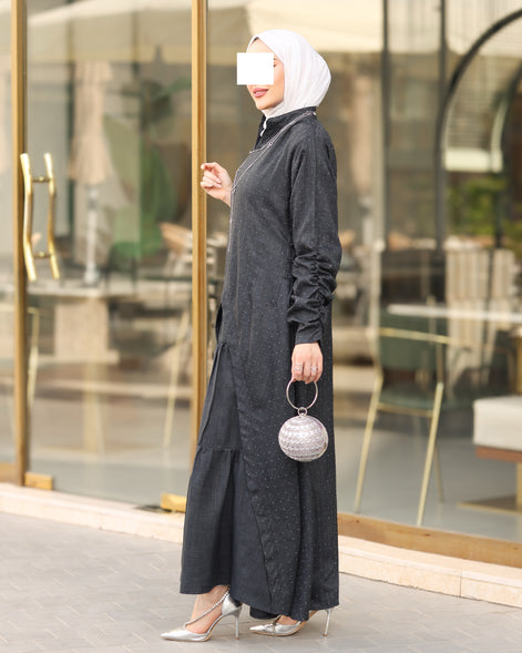 ميدنايت لينن دارا – أسود بنقاط خفيفة