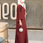 Cape Linen Daraa Set - Burgundy