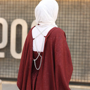 Cape Linen Daraa Set - Burgundy