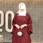 Cape Linen Daraa Set - Burgundy