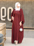 Cape Linen Daraa Set - Burgundy