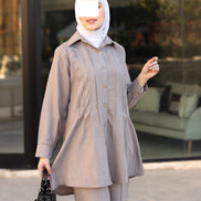 طقم قميص و بنطلون من الكتان - تابو